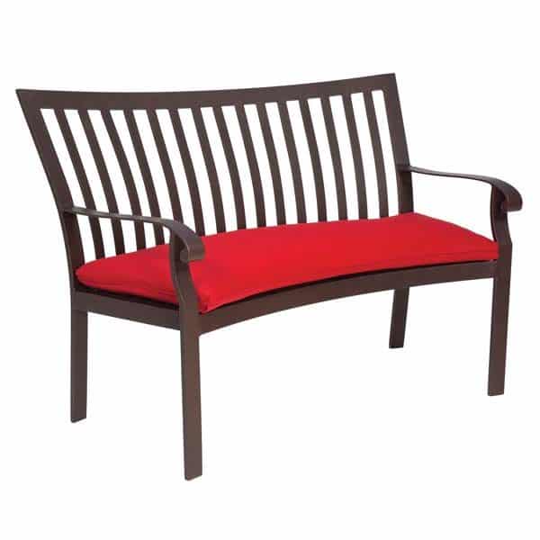 Cortland Cushion Crescent Shaped Bench 4Z0494