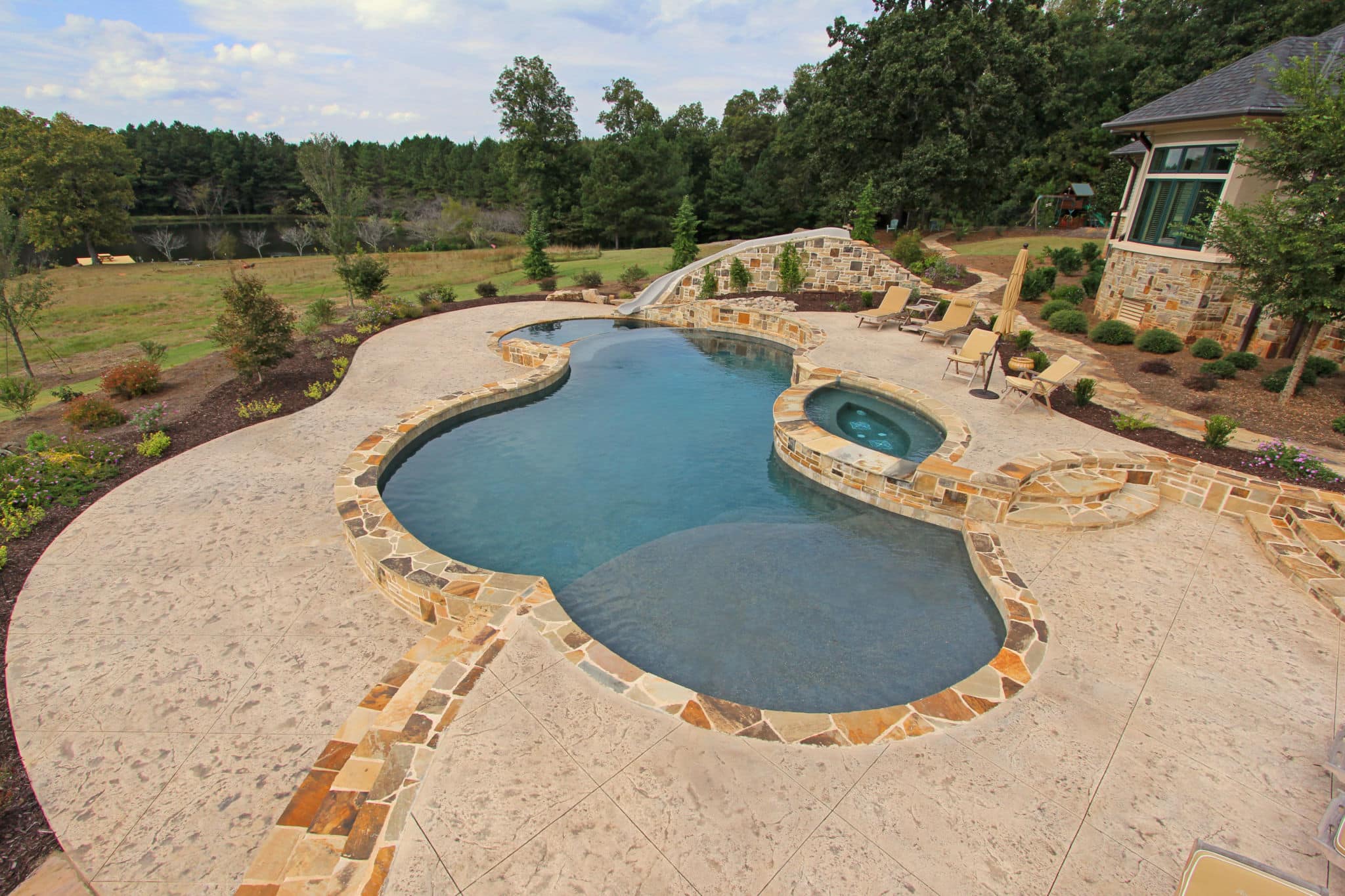 custom inground pool